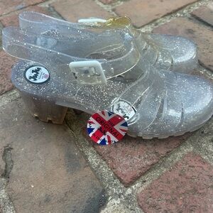 Juju Clear Glitter Fisherman Sandal